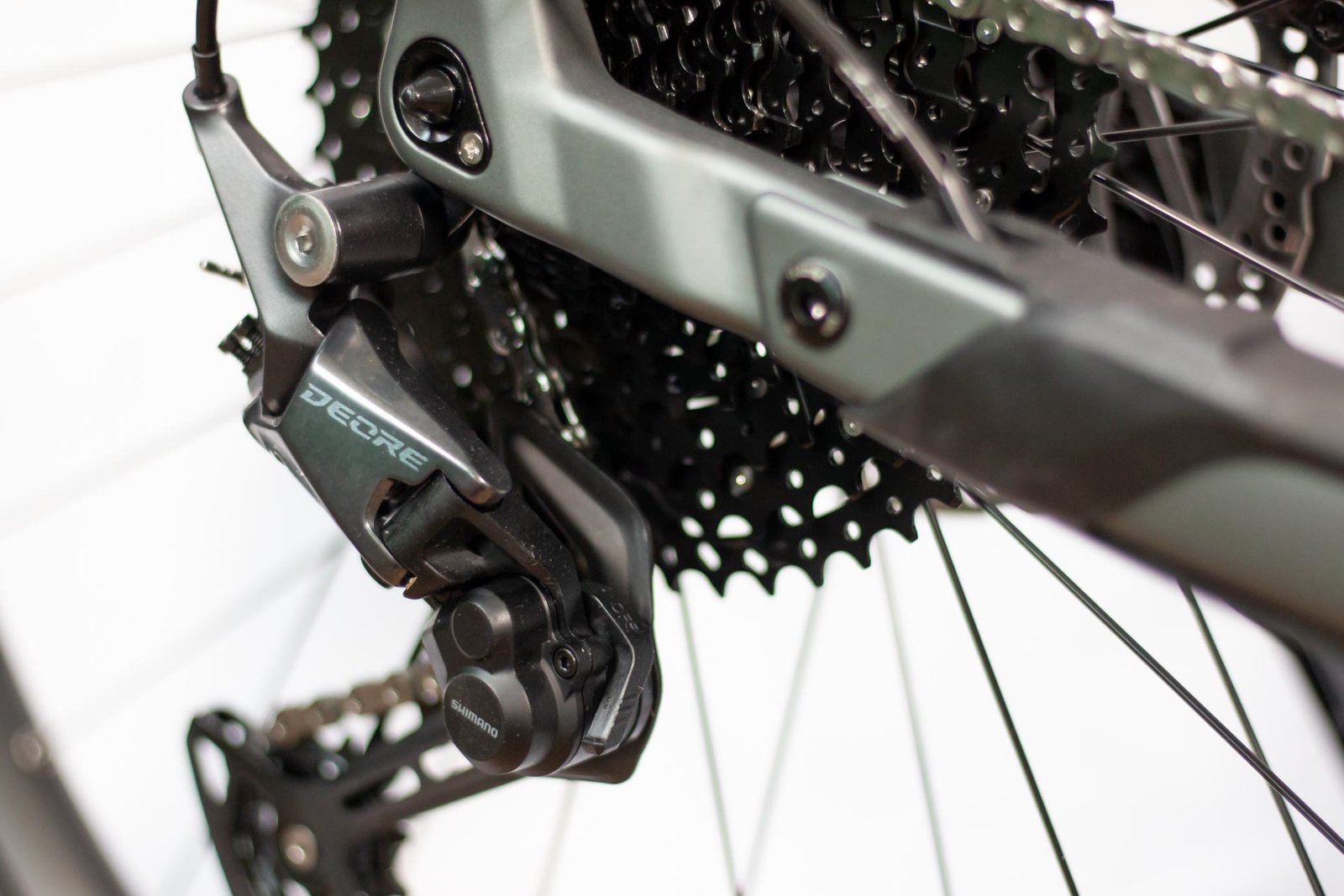 Bicicleta elétrica de montanha com suspensão total - Imagen 7