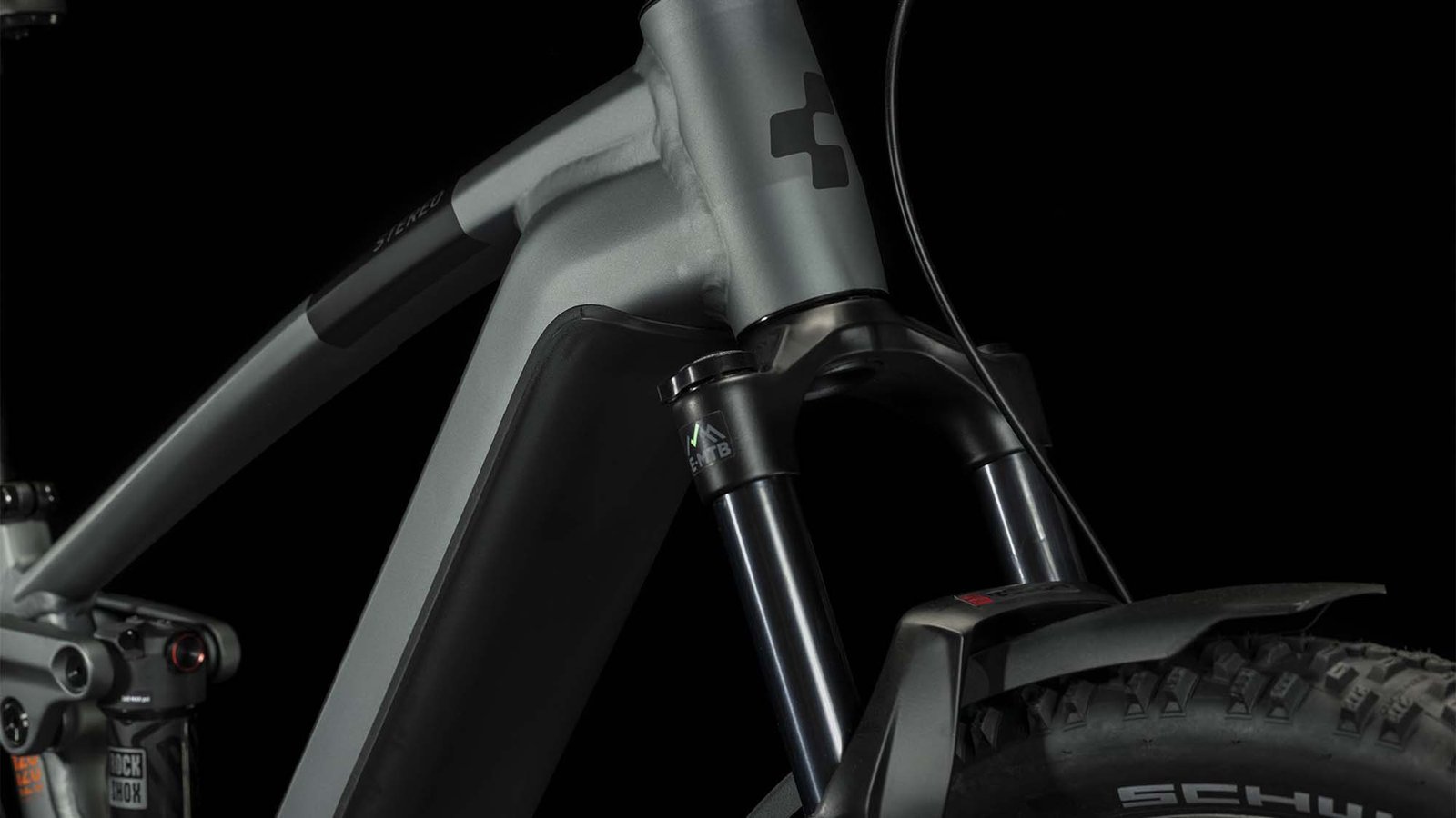 Bicicleta elétrica de montanha com suspensão total - Imagen 15