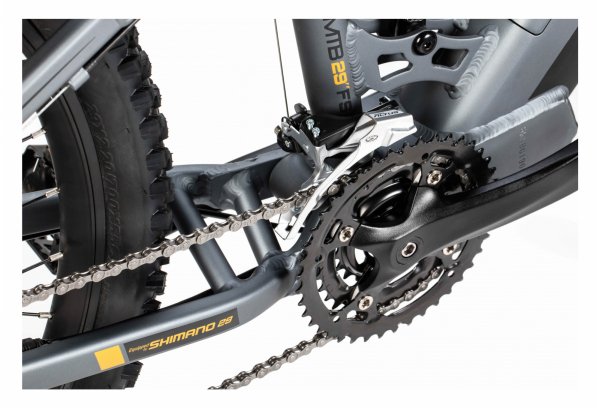 Moma Bikes – Bicicleta elétrica MTB com suspensão total 48 V 13 Ah - Imagen 6