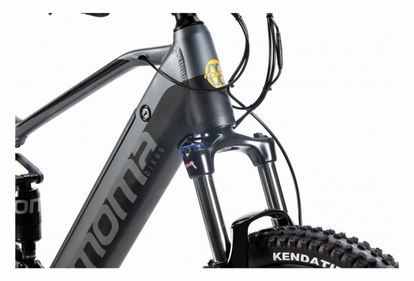 Moma Bikes – Bicicleta elétrica MTB com suspensão total 48 V 13 Ah - Imagen 8