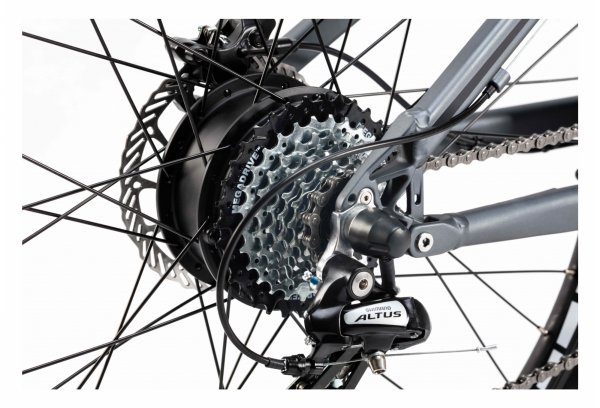 Moma Bikes – Bicicleta elétrica MTB com suspensão total 48 V 13 Ah - Imagen 9