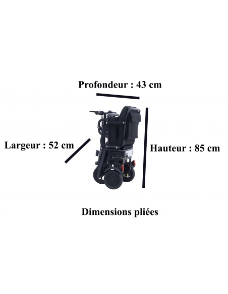 BOLA patinete eléctrico 3 ruedas para PMR estable con manillar alto - Imagen 12