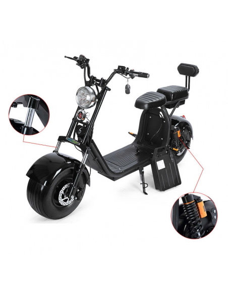 City coco range 3 con 2000 vatios 20Ah homologado para carretera - Imagen 6
