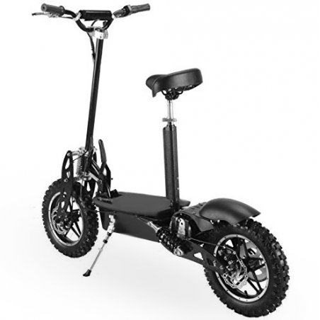 Patinete eléctrico cross con asiento todoterreno 1000 vatios litio - Imagen 9