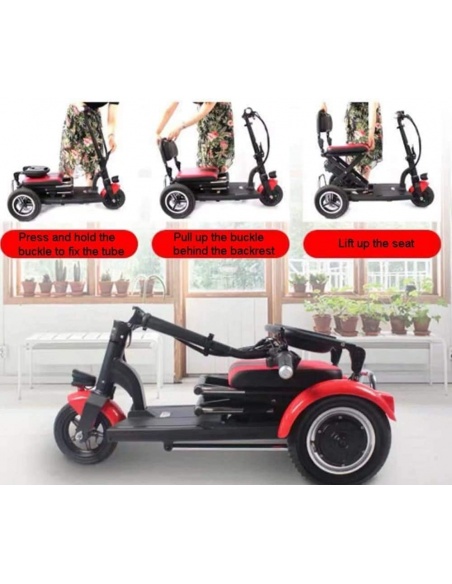 DEVO - patinete eléctrico 3 ruedas 300/600 vatios para pmr y personas mayores - Imagen 25