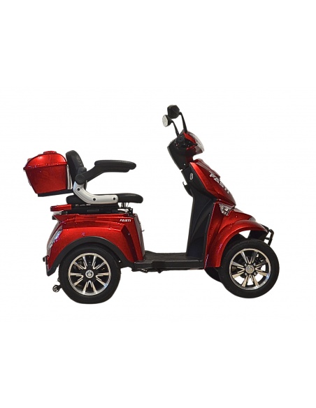 electroride FASTI 4 1000 vatios scooter eléctrico 4 ruedas para pmr homologado para carretera - Imagen 4
