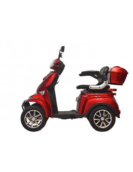 electroride FASTI 4 1000 vatios scooter eléctrico 4 ruedas para pmr homologado para carretera - Imagen 5