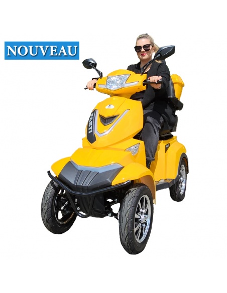 electroride FASTI 4 MAX 1000 vatios scooter eléctrico 4 ruedas para PMR homologado para carretera - Imagen 2