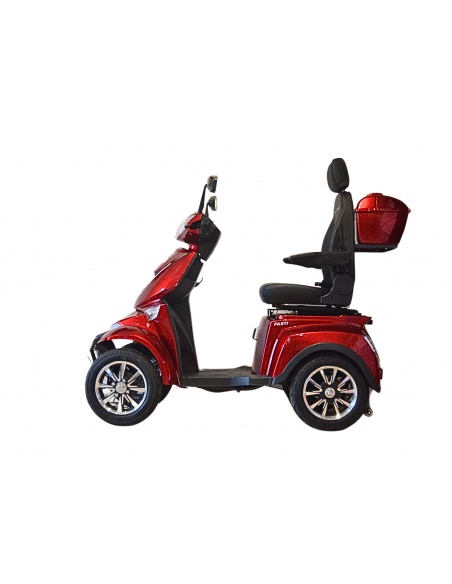 electroride FASTI 4 MAX 1000 vatios scooter eléctrico 4 ruedas para PMR homologado para carretera - Imagen 5