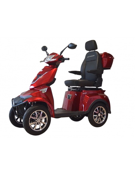 electroride FASTI 4 MAX 1000 vatios scooter eléctrico 4 ruedas para PMR homologado para carretera - Imagen 6