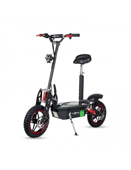 Patinete eléctrico Aspide con asiento, neumáticos de cross, 2000 vatios, batería de litio 48V 12Ah - Imagen 2