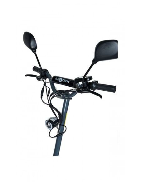 Patinete eléctrico Aspide con asiento, neumáticos de cross, 2000 vatios, batería de litio 48V 12Ah - Imagen 6