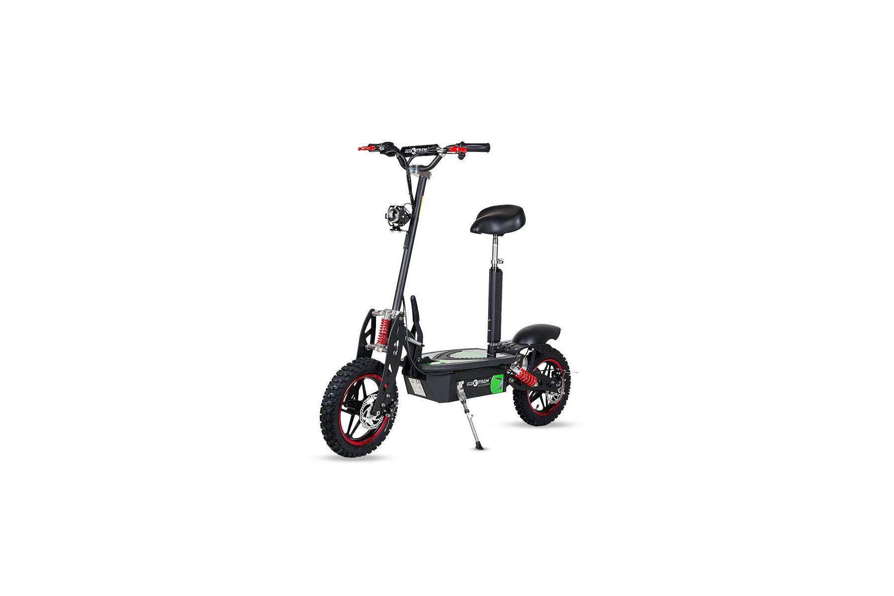 Patinete eléctrico Aspide con asiento, neumáticos de cross, 2000 vatios, batería de litio 48V 12Ah