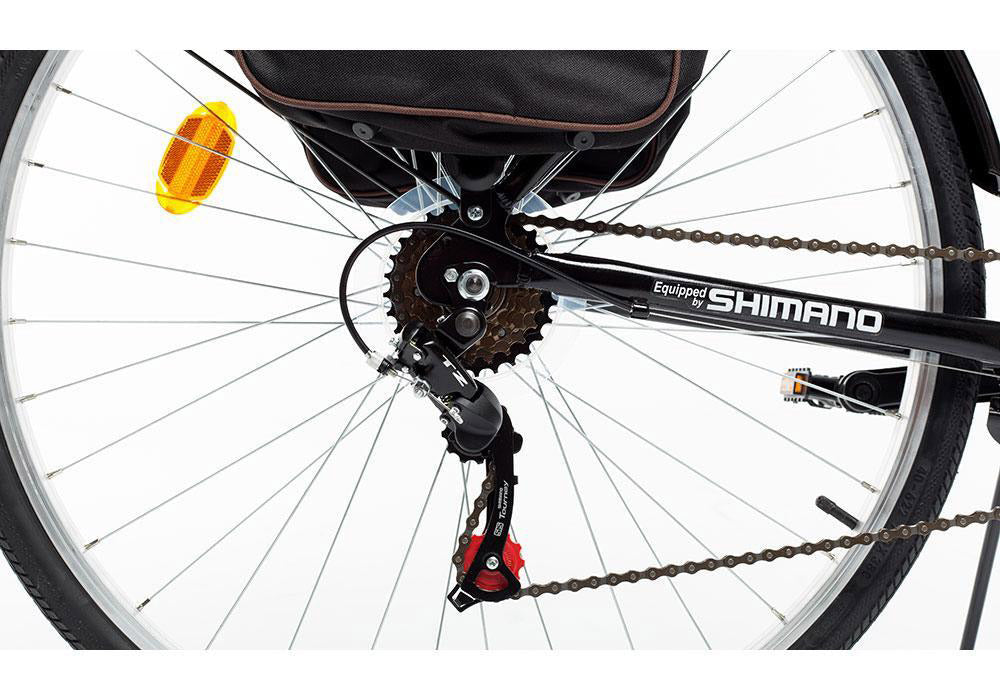 Bicicleta Hybrid 26 Preta - Imagen 7