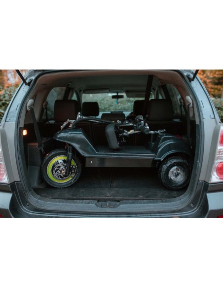 Medidas patinete eléctrico 3 ruedas para PMR y personas mayores 500 vatios - Imagen 5