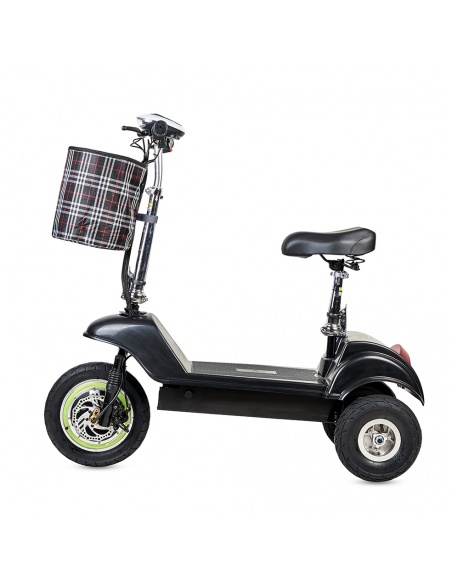Medidas patinete eléctrico 3 ruedas para PMR y personas mayores 500 vatios - Imagen 7