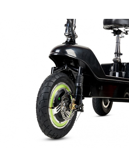 Medidas patinete eléctrico 3 ruedas para PMR y personas mayores 500 vatios - Imagen 8