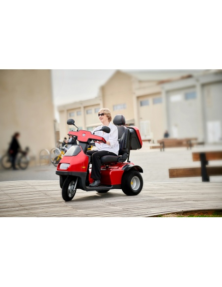 S3 scooter eléctrico 3 ruedas con asiento cómodo AFIKIM - Imagen 8