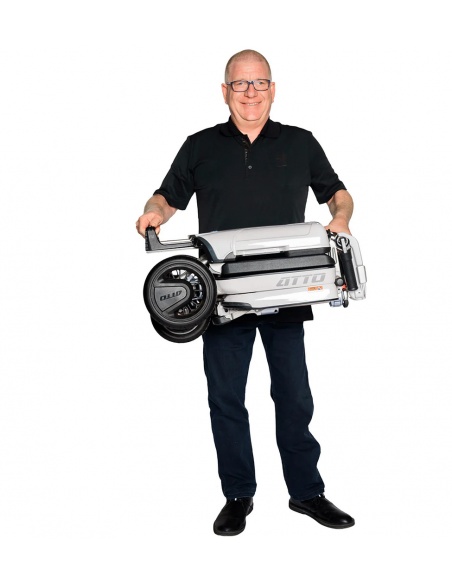 Scooter eléctrico 3 ruedas plegable ATTO Sport con reposabrazos - Imagen 3