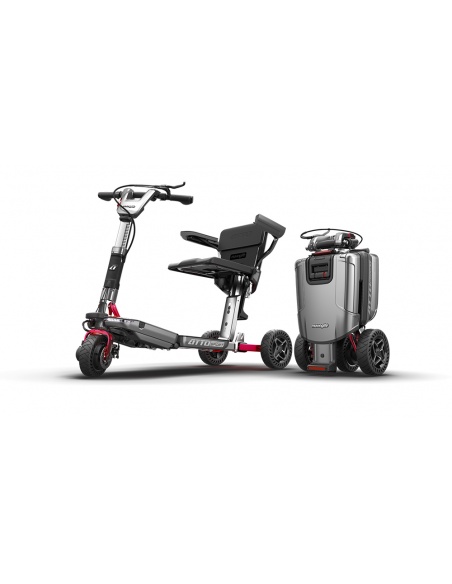 Scooter eléctrico 3 ruedas plegable ATTO Sport con reposabrazos - Imagen 4