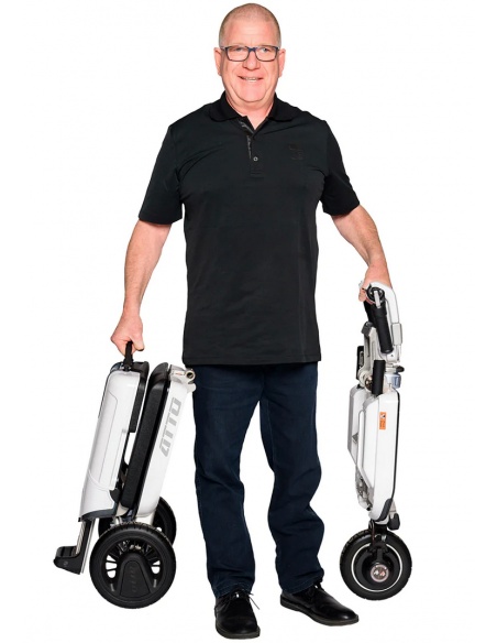 Scooter eléctrico 3 ruedas plegable ATTO Sport con reposabrazos - Imagen 6