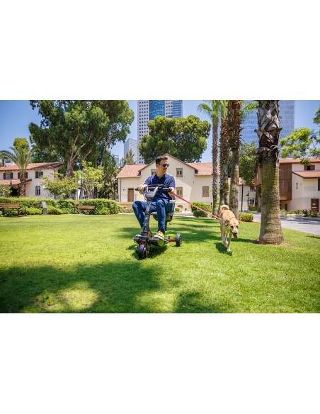 Scooter eléctrico 3 ruedas plegable ATTO Sport con reposabrazos - Imagen 7