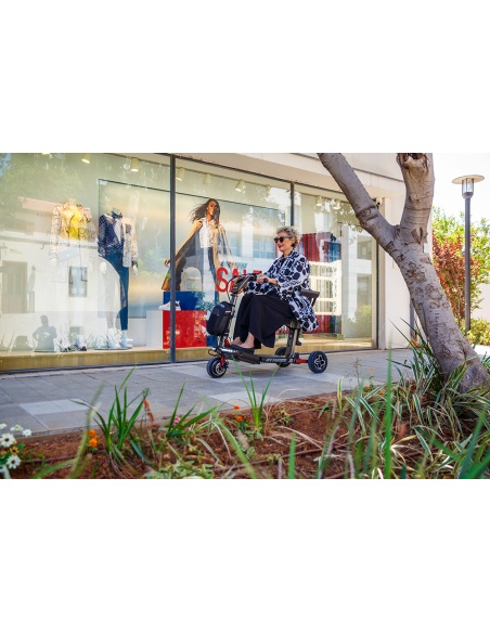 Scooter eléctrico 3 ruedas plegable ATTO Sport con reposabrazos - Imagen 9