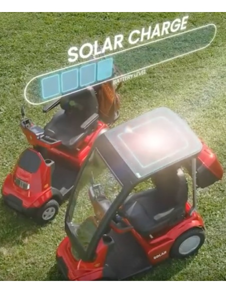 Shlomo scooter eléctrico 4 ruedas AFIKIM con energía solar - Imagen 2