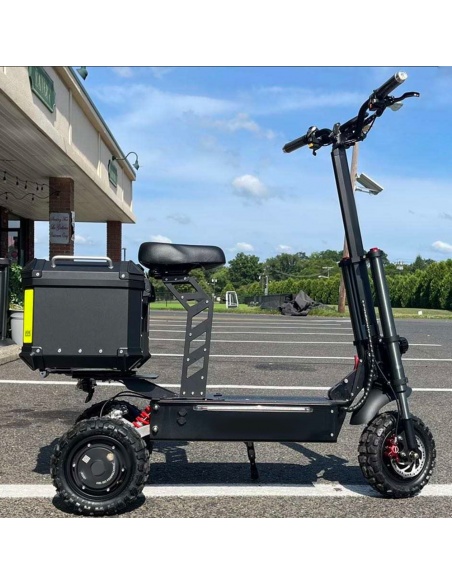 Patinete eléctrico FALCON de 3 ruedas, 5600 vatios, 3 motores, 60V 31Ah - Imagen 5