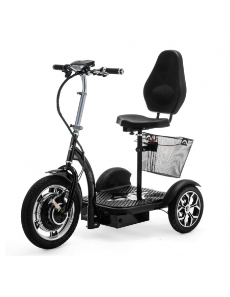 patinete eléctrico 3 ruedas estable para persona mayor y persona con discapacidad ZT16 Veleco 750 vatios - Imagen 2