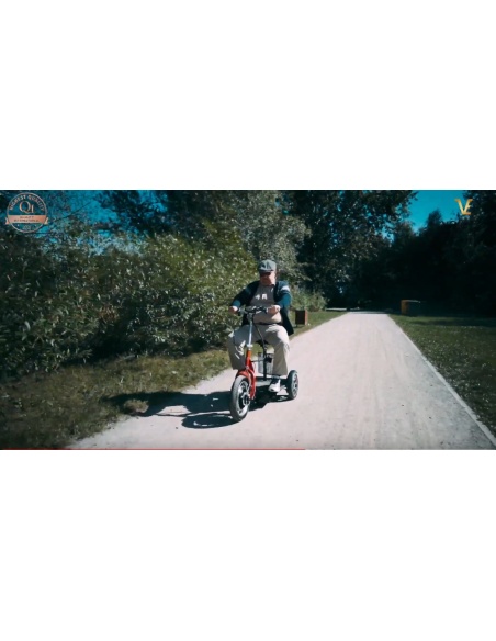 patinete eléctrico 3 ruedas estable para persona mayor y persona con discapacidad ZT16 Veleco 750 vatios - Imagen 14