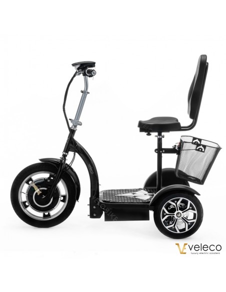 patinete eléctrico 3 ruedas estable para persona mayor y persona con discapacidad ZT16 Veleco 750 vatios - Imagen 6