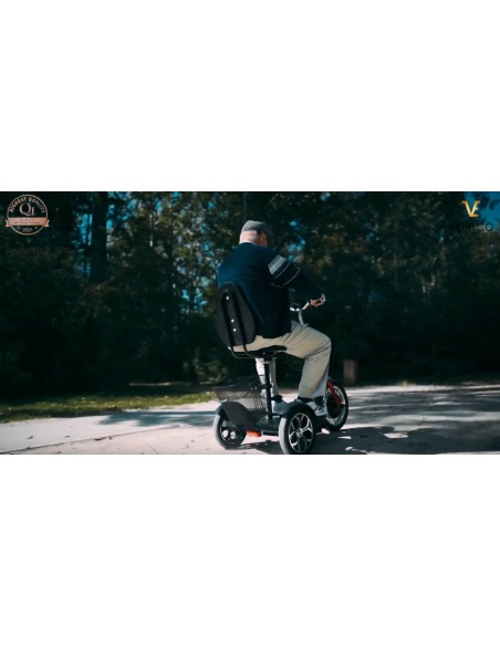 patinete eléctrico 3 ruedas estable para persona mayor y persona con discapacidad ZT16 Veleco 750 vatios - Imagen 7