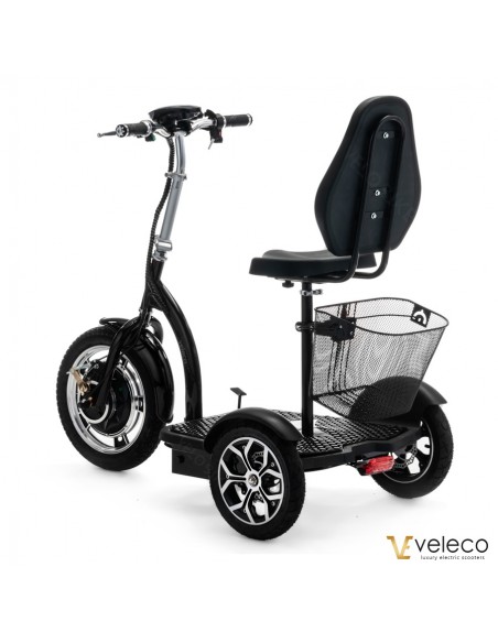 patinete eléctrico 3 ruedas estable para persona mayor y persona con discapacidad ZT16 Veleco 750 vatios - Imagen 8