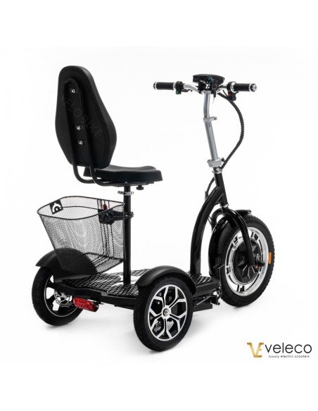 patinete eléctrico 3 ruedas estable para persona mayor y persona con discapacidad ZT16 Veleco 750 vatios - Imagen 10