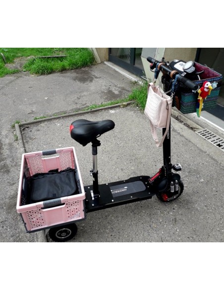 Patinete eléctrico con asiento para persona mayor todoterreno off-road 3 ruedas Hikerboys - Imagen 17