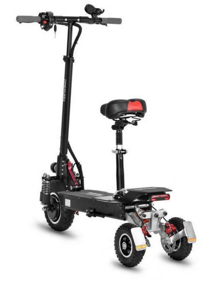 Patinete eléctrico con asiento para persona mayor todoterreno off-road 3 ruedas Hikerboys - Imagen 3