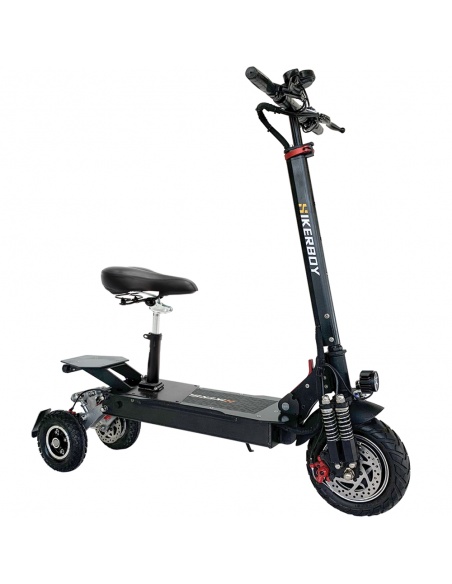 Patinete eléctrico con asiento para persona mayor todoterreno off-road 3 ruedas Hikerboys - Imagen 4