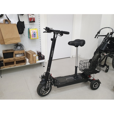 Patinete eléctrico con asiento para persona mayor todoterreno off-road 3 ruedas Hikerboys - Imagen 7
