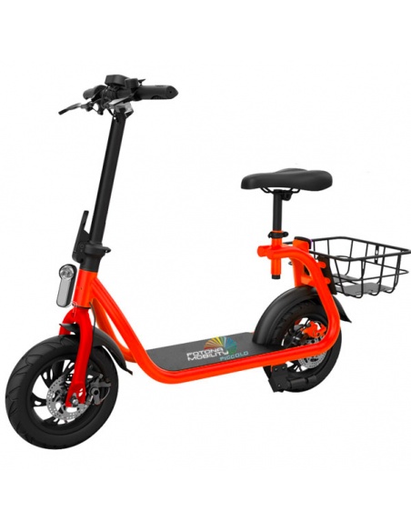 Patinete eléctrico Piccolo con cesta 350 vatios plegable - Imagen 3