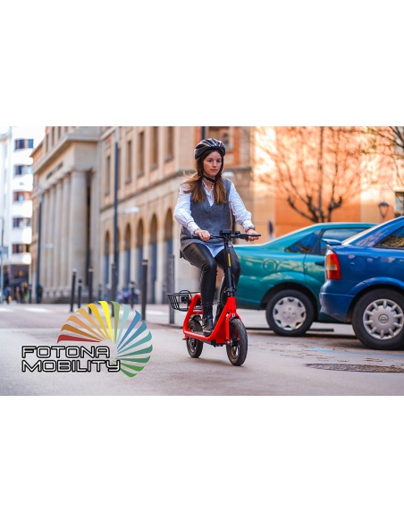 Patinete eléctrico Piccolo con cesta 350 vatios plegable - Imagen 4