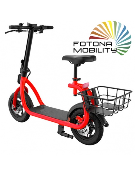 Patinete eléctrico Piccolo con cesta 350 vatios plegable - Imagen 7