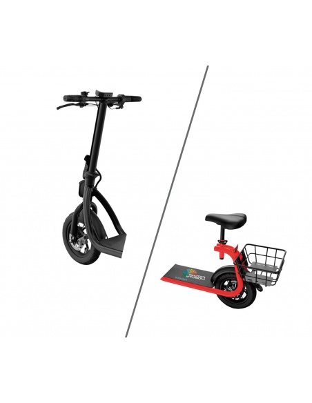 Patinete eléctrico Piccolo con cesta 350 vatios plegable - Imagen 9