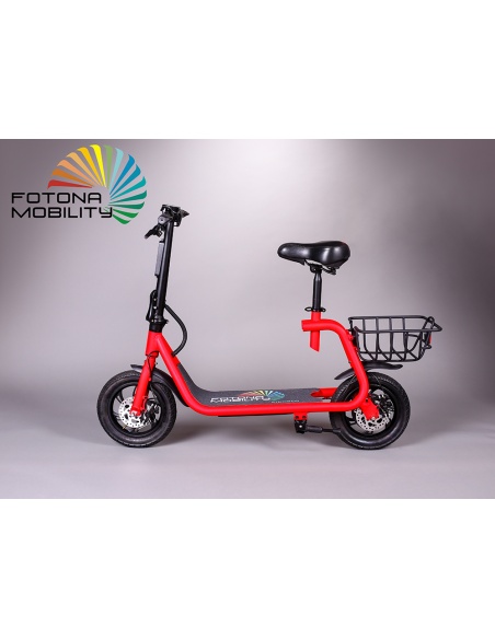 Patinete eléctrico Piccolo con cesta 350 vatios plegable - Imagen 10