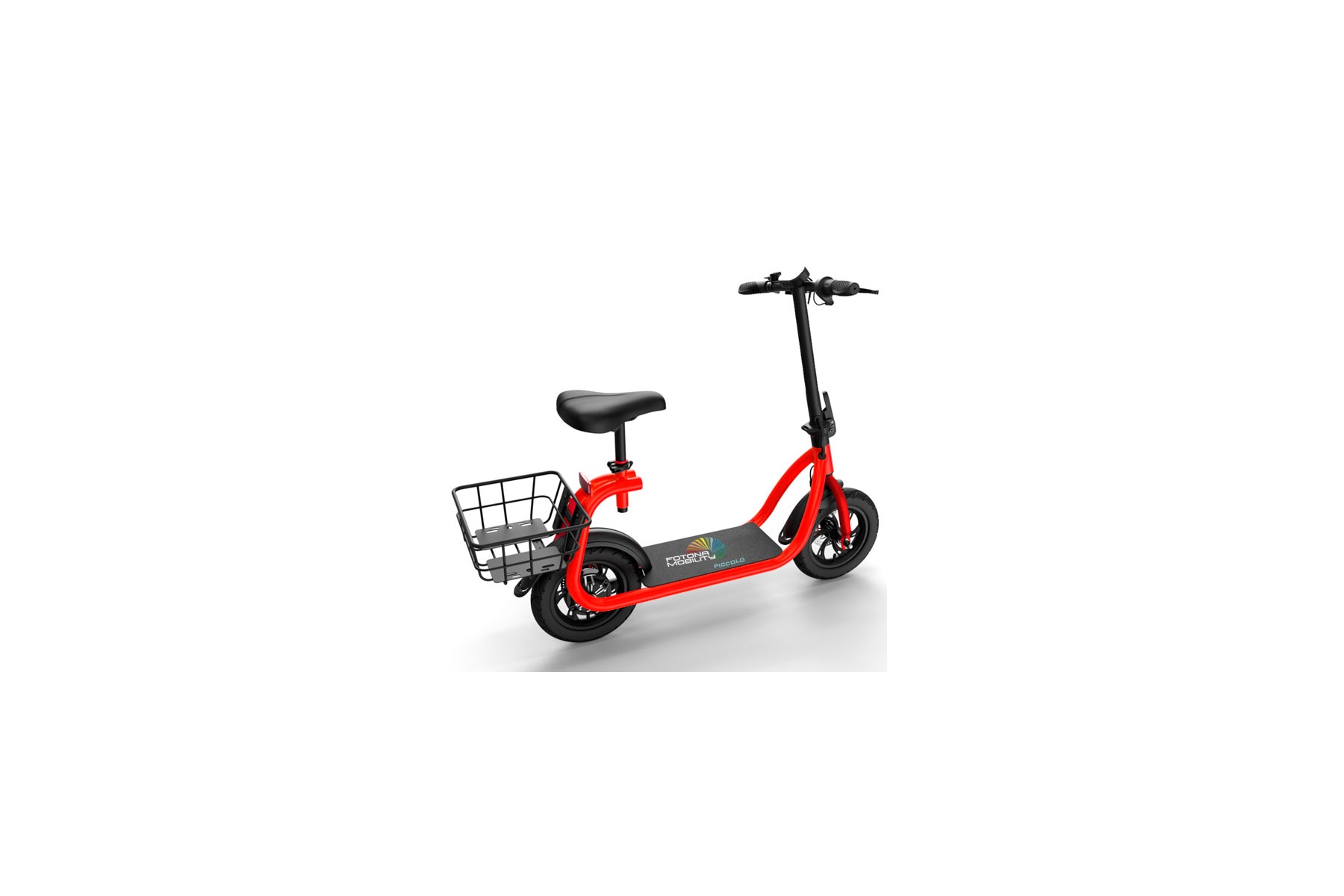 Patinete eléctrico Piccolo con cesta 350 vatios plegable