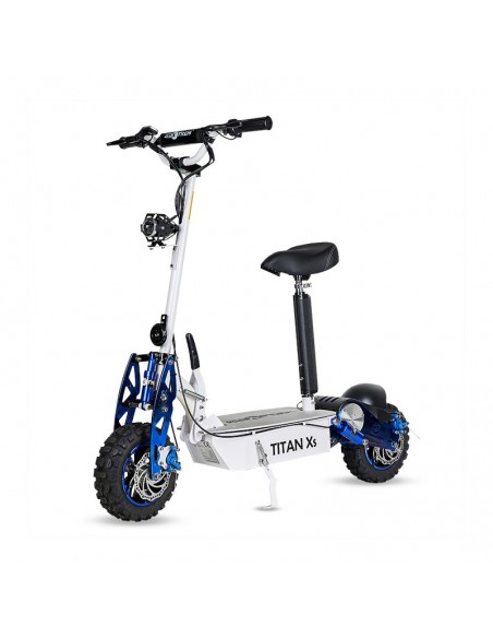 Patinete eléctrico neumático de cross todoterreno 2000 vatios con asiento Titan XS - Imagen 2