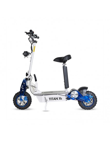Patinete eléctrico neumático de cross todoterreno 2000 vatios con asiento Titan XS - Imagen 4