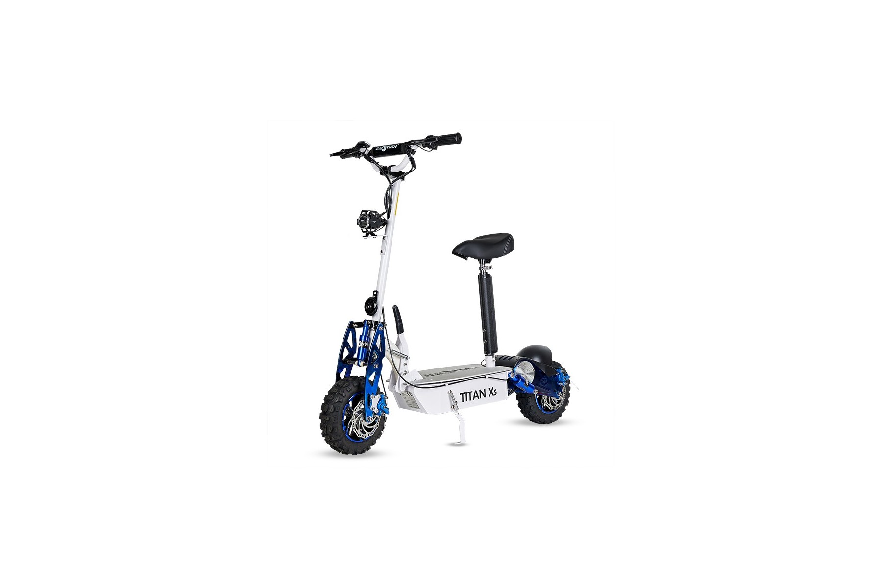 Patinete eléctrico neumático de cross todoterreno 2000 vatios con asiento Titan XS