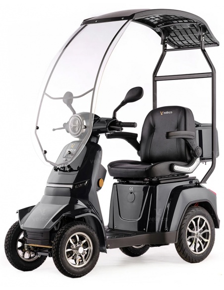 Veleco Gravis con techo de vidrio, scooter para PMR, personas mayores y personas con discapacidad - Imagen 2