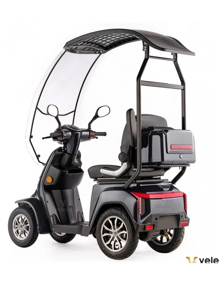 Veleco Gravis con techo de vidrio, scooter para PMR, personas mayores y personas con discapacidad - Imagen 11